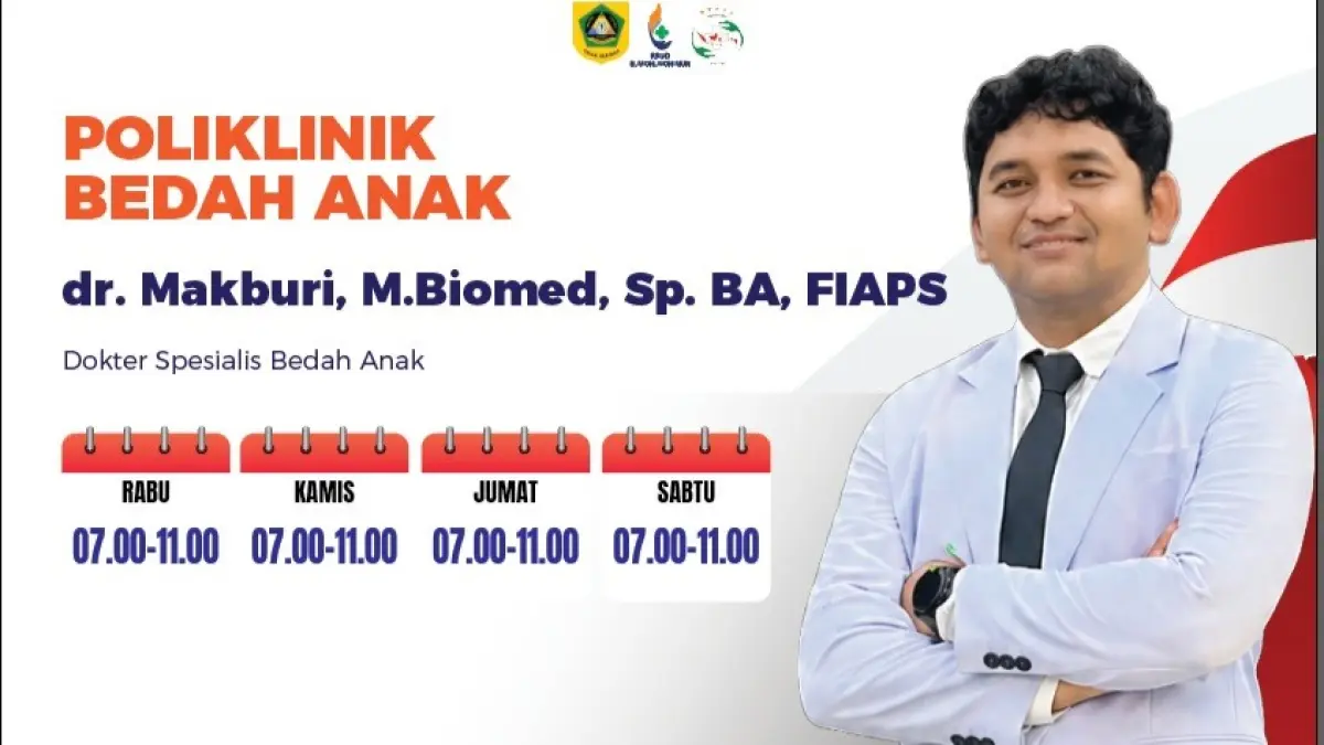 RSUD R Moh Noh Nur di Leuwiliang Kabupaten Bogor membuka layanan Poliklinik Bedah Anak. (Dok. RSUD R Moh Noh Nur)