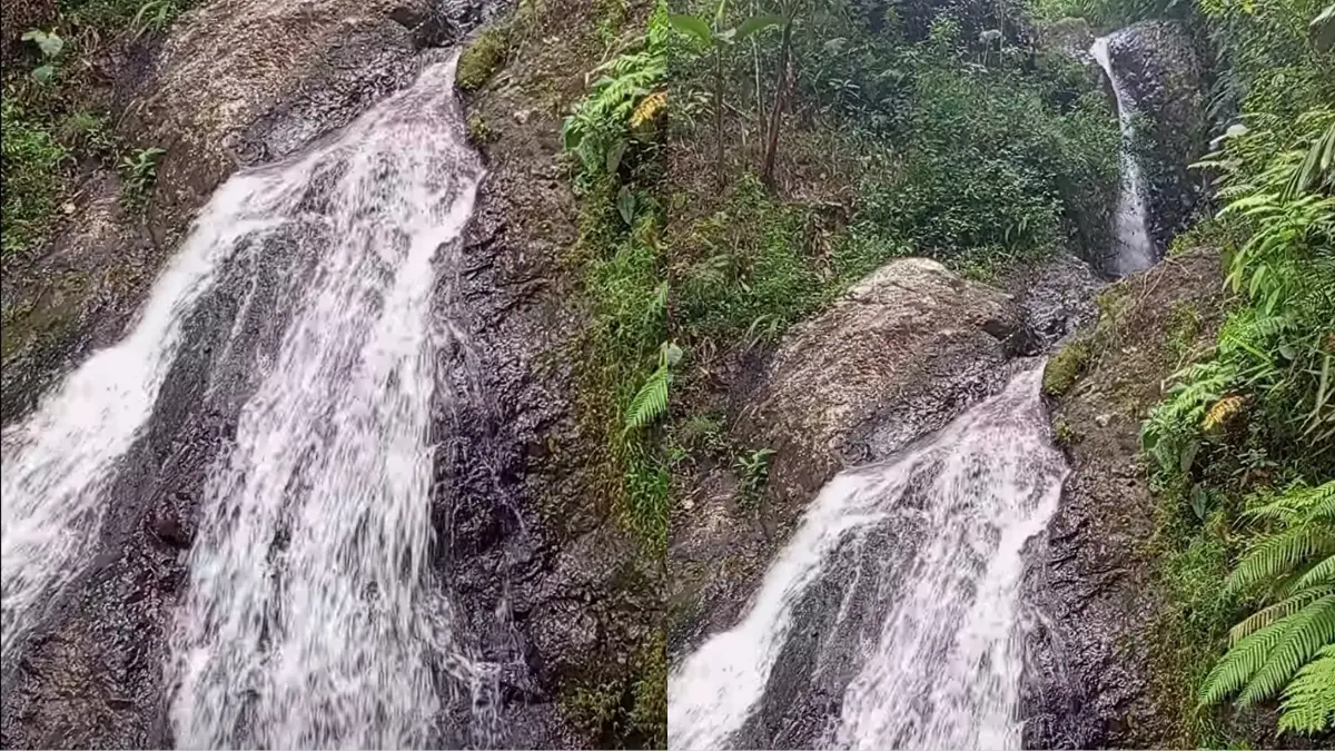 Wisata alam Curug Ciaul Bogor. (Foto: YouTube/@andi29790)
