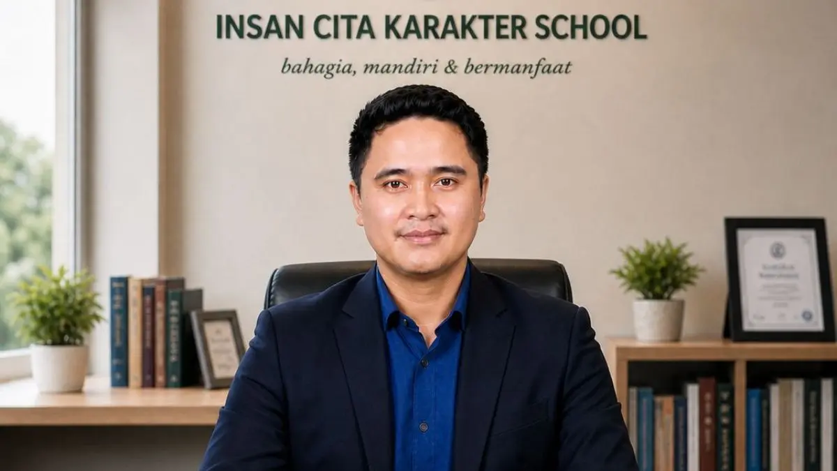 Founder Insan Cita Karakter School, Herli Antoni. Ia memberikan pandangan tentang momen Hardiknas2026. (Dok pribadi for Radar Bogor) 