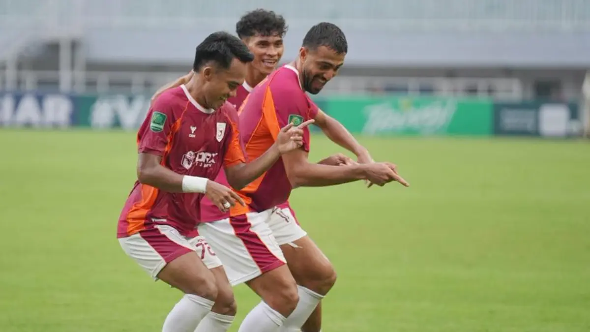 Garudayaksa FC promosi ke Super League 2026/2027 usai mengalahkan Persikad Depok. (Dok. Media Officer Garudayaksa FC) 
