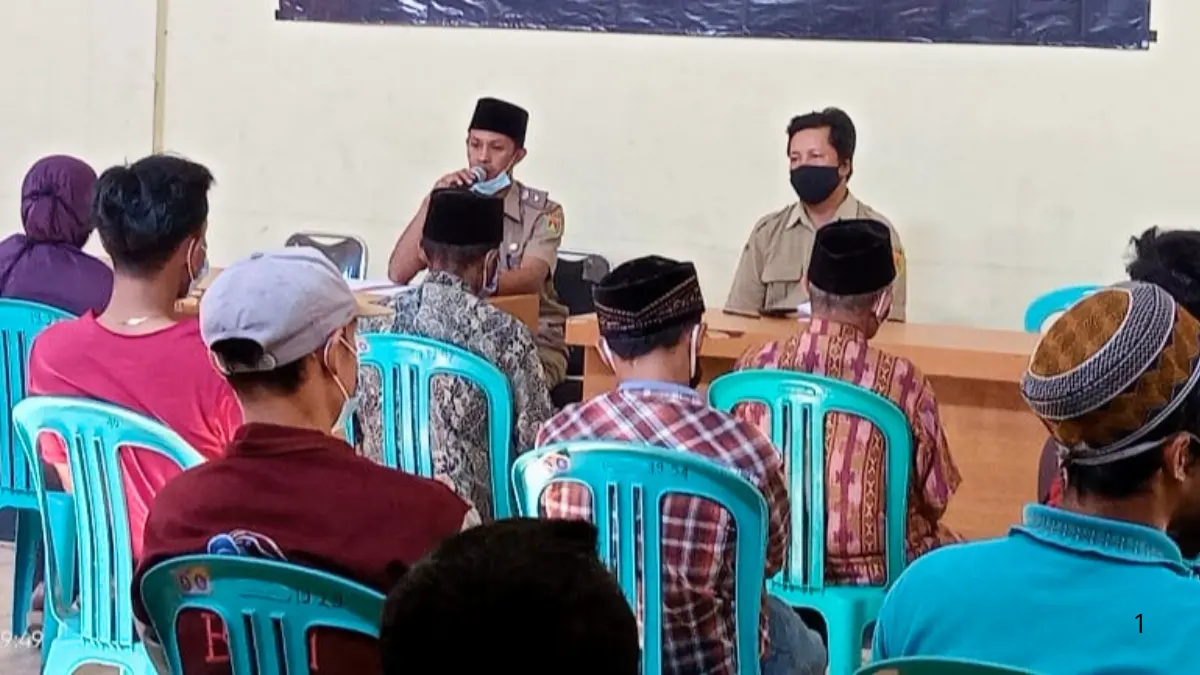 Ilustrasi pengarahan mekanisme penerimaan bansos. (Foto: desakanigoro.magelangkab.go.id)