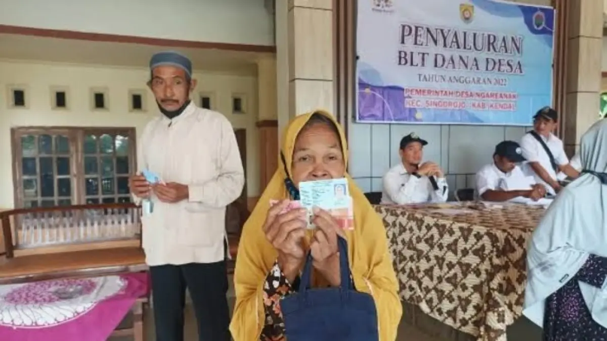 Ilustrasi.Penyaluran bansos PKH BPNT kepada KPM Maret 2026. Foto:ngareanak.desa.id