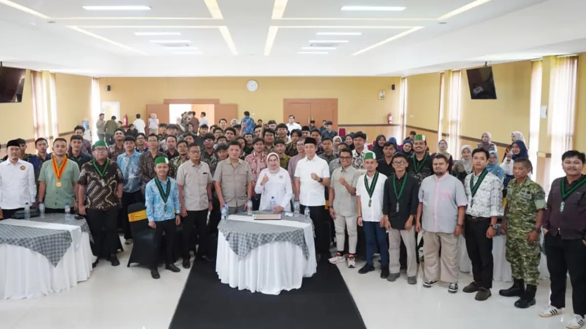 HMI Kota Bogor saat membuka Training Raya Tingkat Nasional 2026 di Ciawi Kabupaten Bogor, Minggu, 3 Mei 2026. (Dok. HMI Kota Bogor)