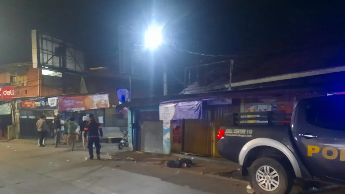 Polisi dan warga bubarkan dan tangkap geng motor yang bentrok pada Minggu 3 Mei 2026 pukul 03.00 WIB. (Foto : Kapolsek for Radar Bogor)