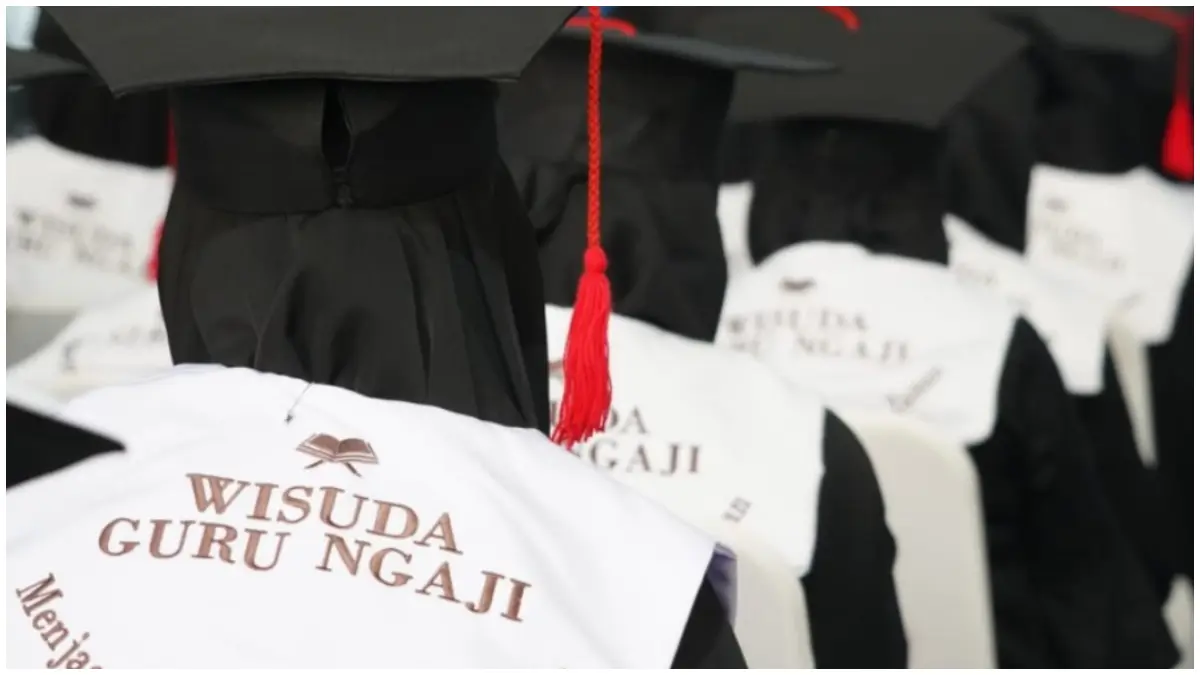 Ilustrasi beasiswa Sarjana PJJ Kemenag 2026 bagi para guru ngaji.