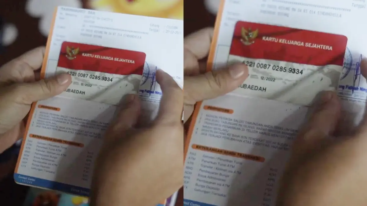 Ilustrasi pengecekan rekening KKS bansos. (Foto: YouTube Linjamsos Oke)