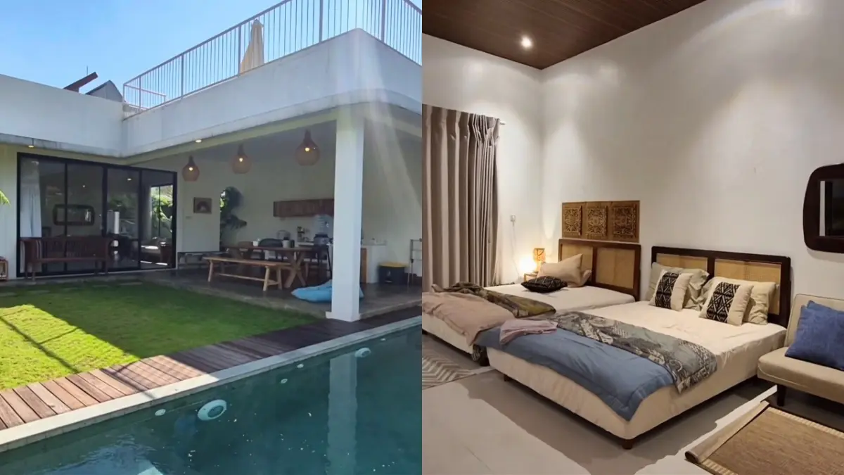 Kumilir Villa Bogor, Staycation Estetik di Puncak yang Lagi Diburu Wisatawan (Foto: Tangkapan Layar YouTube Ayo Going Channel)