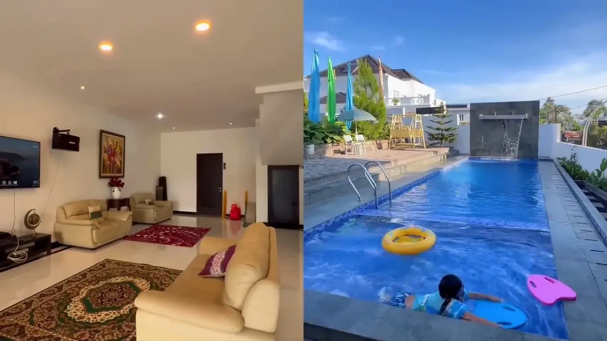 Villa Meciho Terrace Puncak Bogor. (Foto: Tangkapan Layar YouTube Haviz Amrizal)