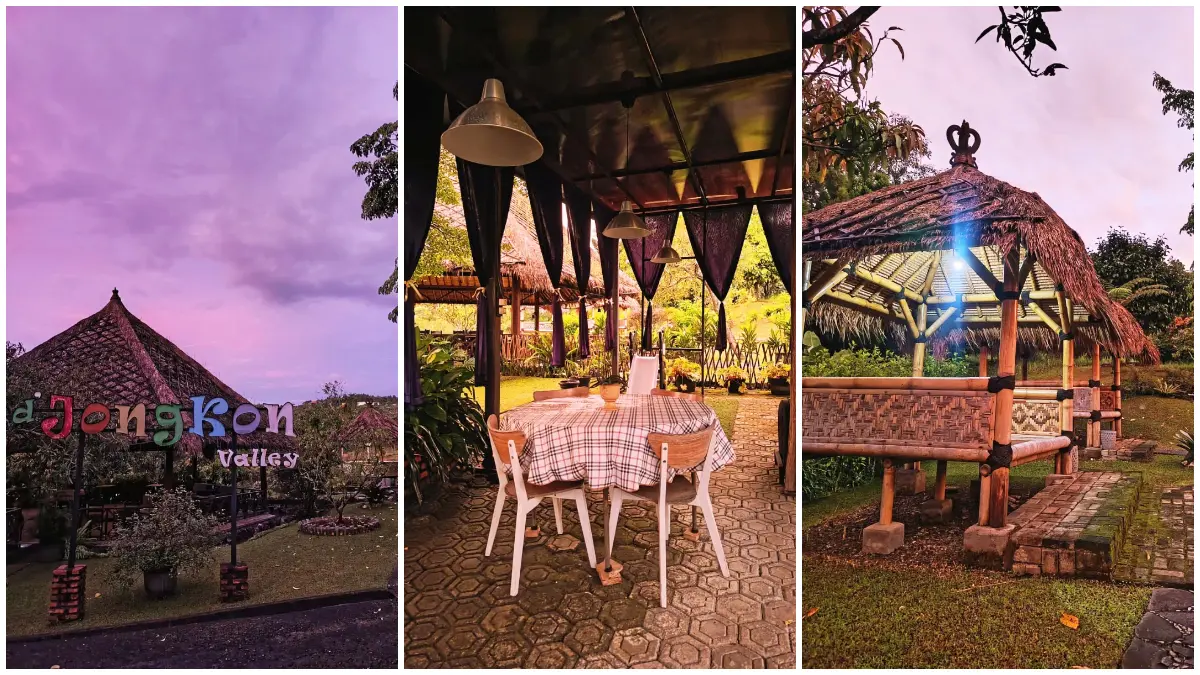 Area kuliner Desa Jongkon yang luas di kawasan Sentul Bogor. (Foto: Instagram @desajonkon.id)