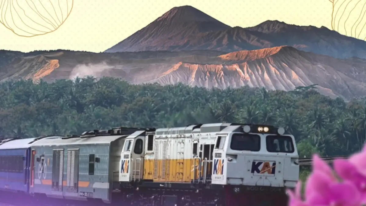 KA Argo Bromo Anggrek hadir dengan identitas baru menjadi KA Anggrek. Foto: Instagram @KAI121_