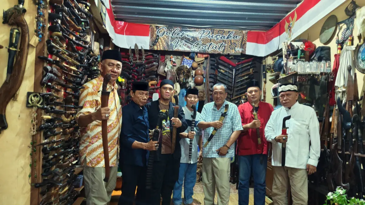 KOMPAK : Tokoh Betawi bersilaturahmi ke Galeri Ki Gatut di Bogor.