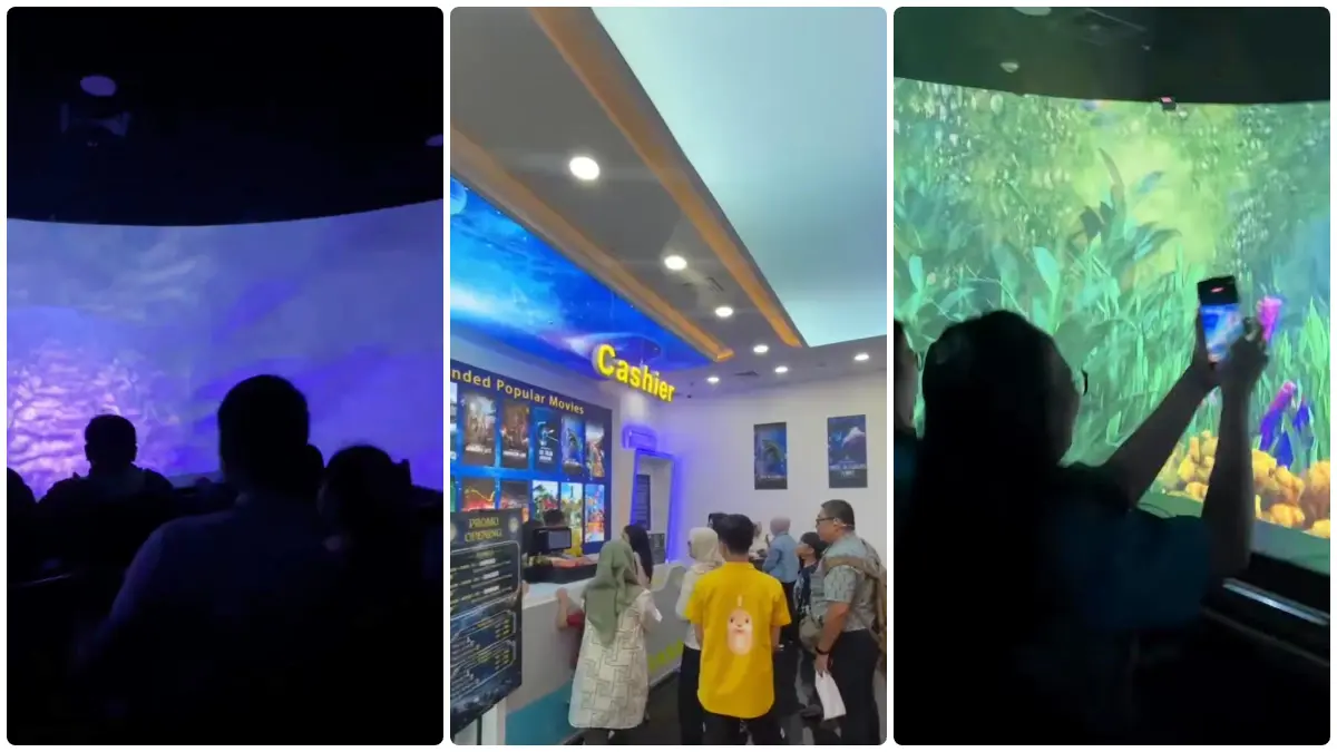 Momen saat pengunjung merasakan 9D di Beki Bird Theater. (Foto : Instagram @bekibirdcinema)