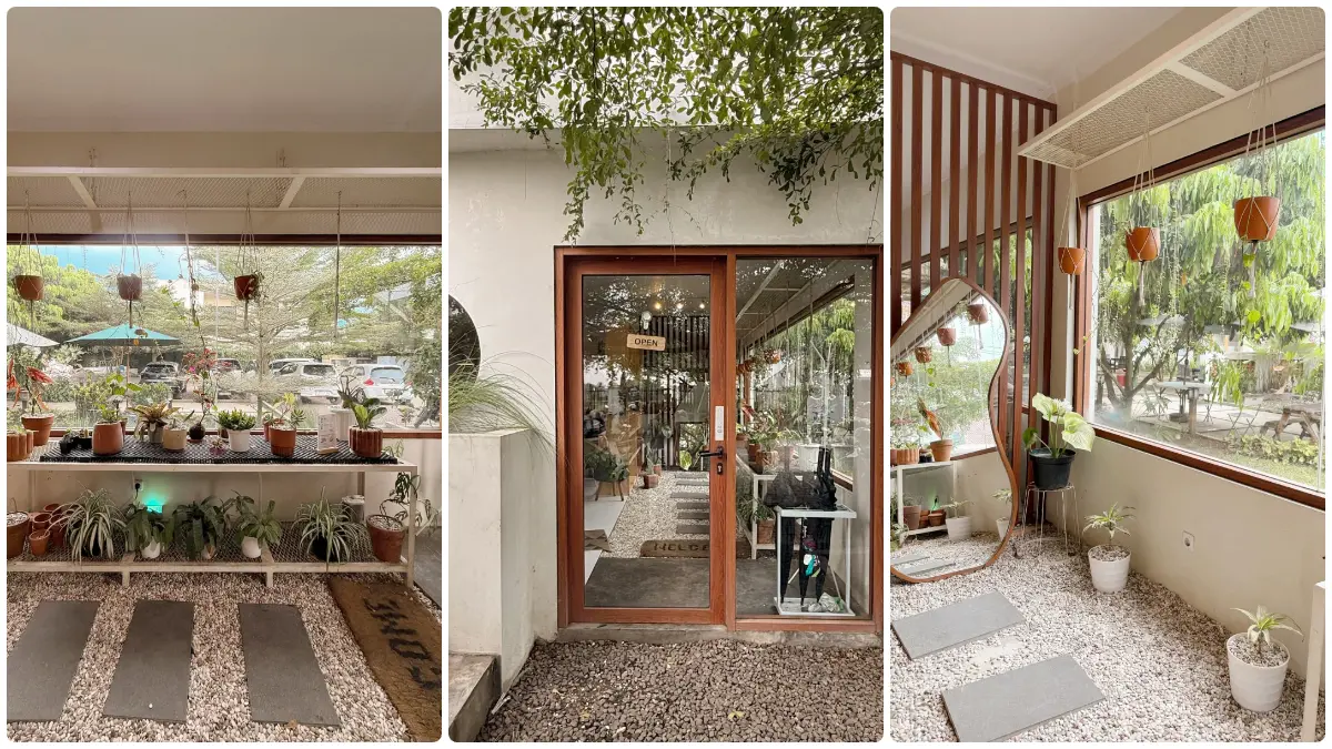 Suasana Everythey Coffee and Plant di kawasan Laladon, Bogor. (Foto: Instagram @nerisari)