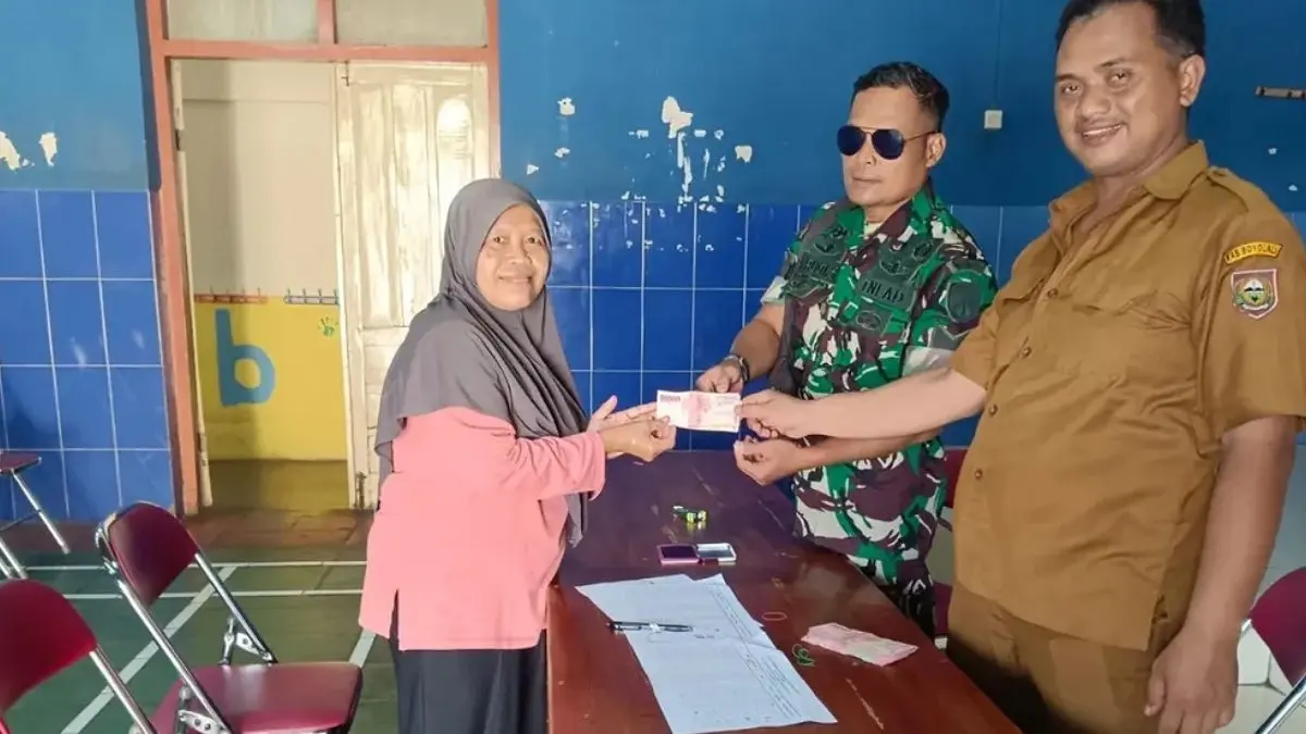 Ilustrasi pencairan bansos PKH BPNT 2. (Foto: Instagram @desagagaksipat)