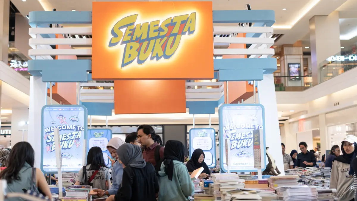 Program literasi nasional bertajuk Semesta Buku 2026 di Botani Square Kota Bogor. (Fikri/Radar Bogor)