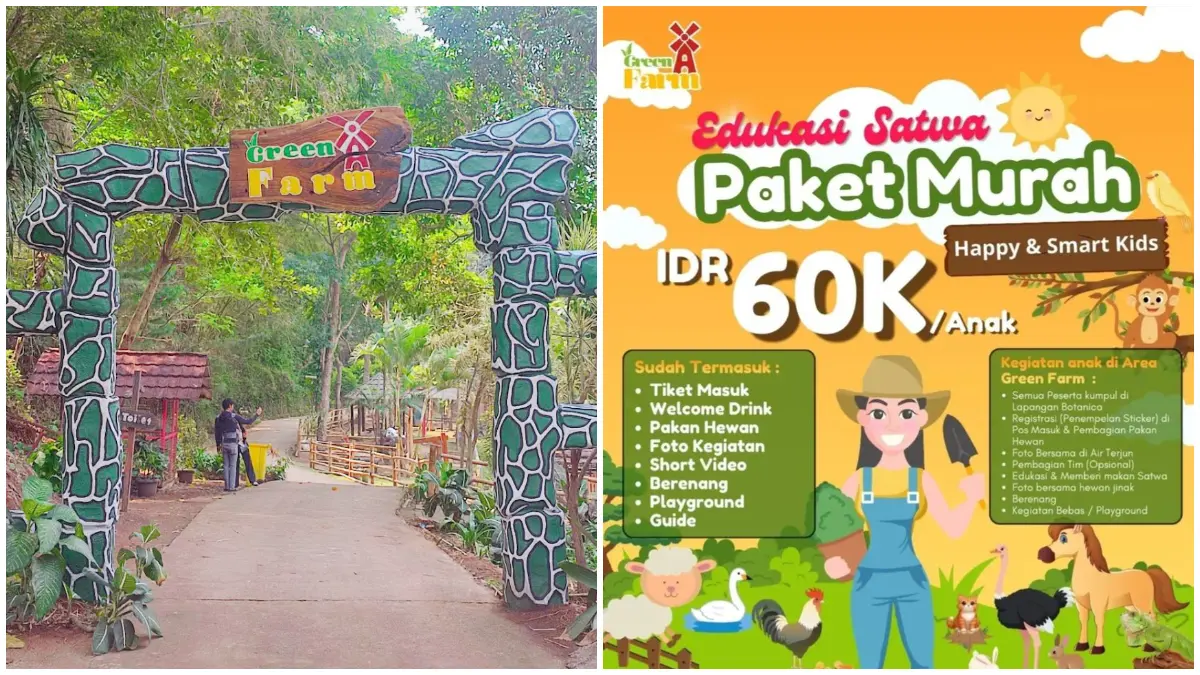 Unggahan resmi paket edukasi satwa dari Green Farm Bogor. (Foto: Akun Instagram resmi @greenfarmbogor)
