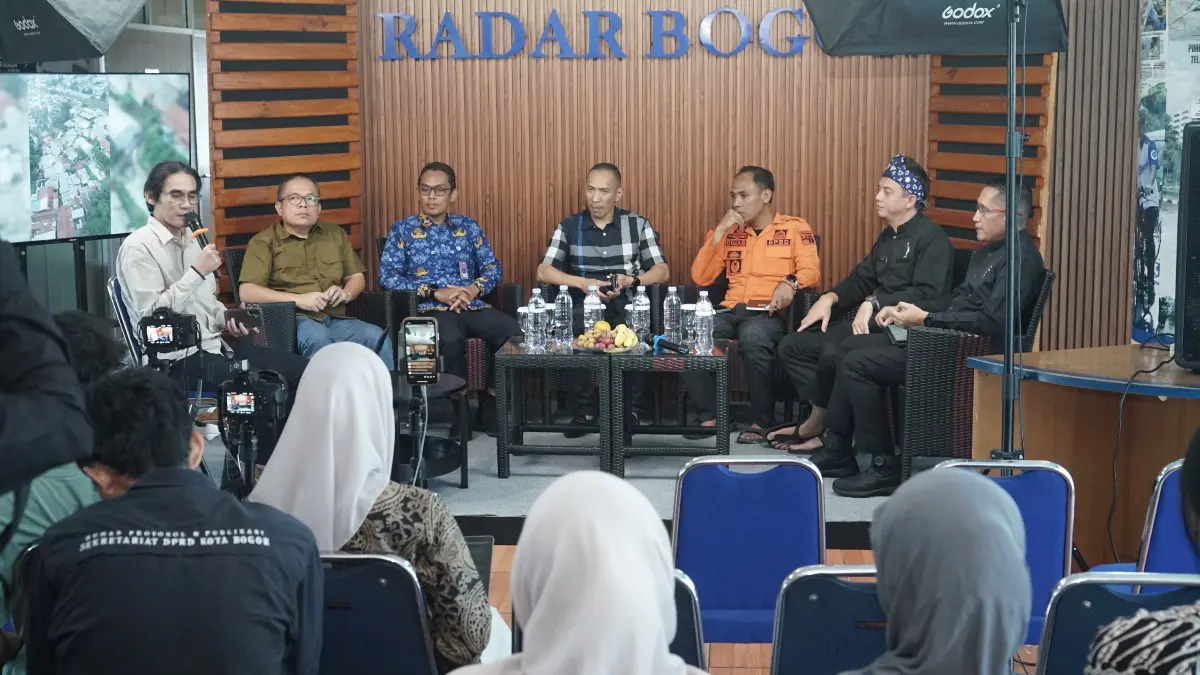 Forum OBSESI di Radar Bogor membahas cuaca ekstrem, lingkungan dan bencana alam. Foto: Sofyansyah/Radar Bogor
