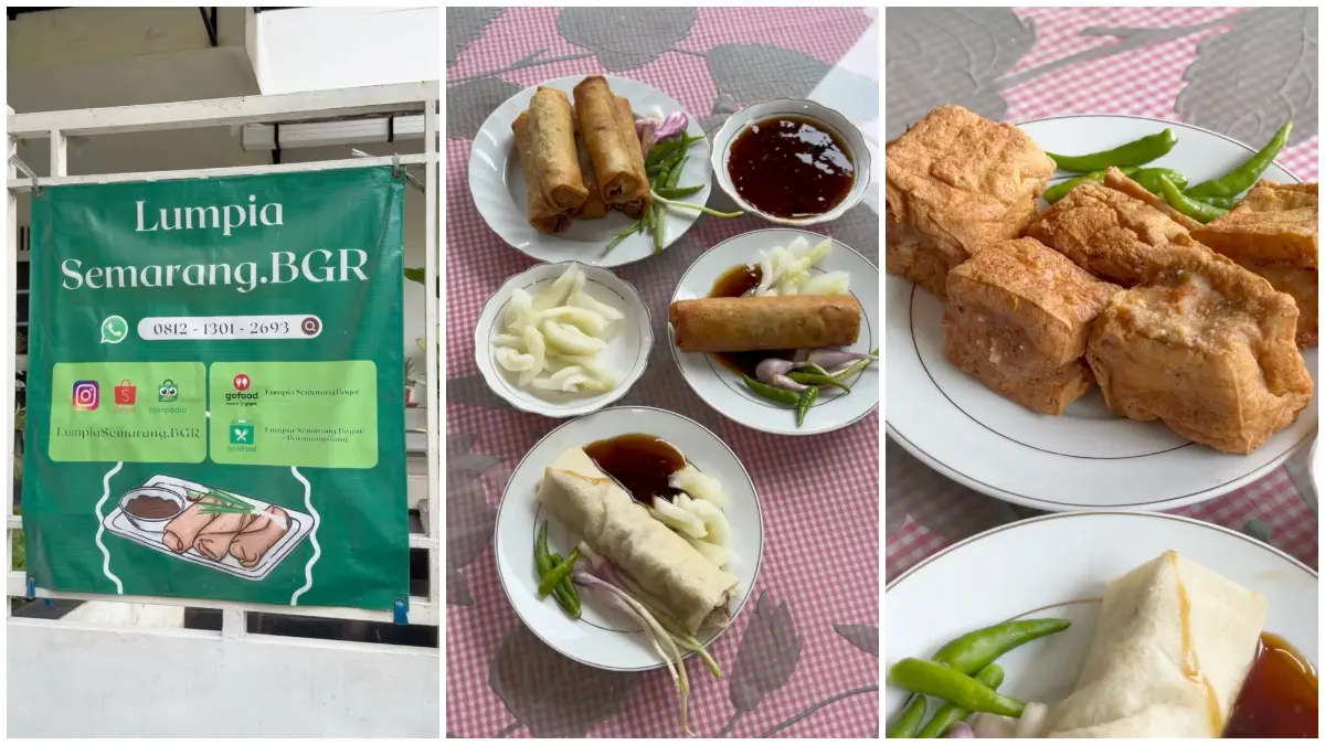 Lumpia khas Semarang di Lumpia Semarang BGR. (Foto: Instagram @ebongemil)
