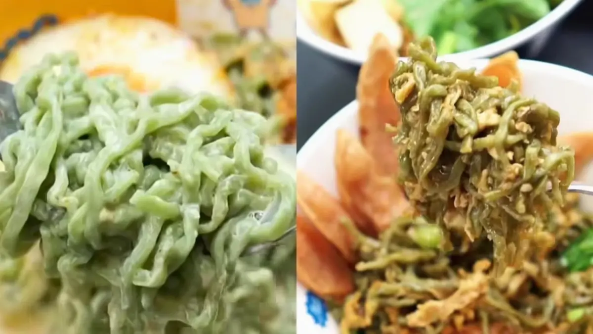 Mie Matcha khas resto Ropopang Bogor (Foto: Instagram @bogoreatery)