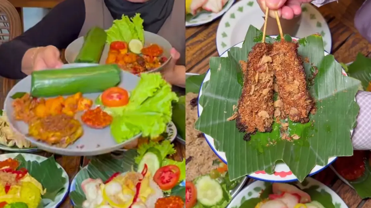 Nasi Timbel Bogor di Aroma Kemangi Warung Sunda. (Foto: Instagram @cemalcemilbogor)