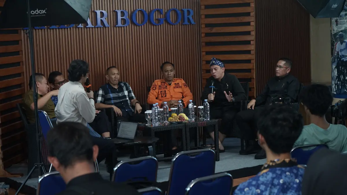 OBSESI mengenai lingkungan, bencana dan juga cuaca ekstrem Kota Bogor, di Graha Pena, Kamis, 7 Mei 2026. Foto: Sofyansyah/Radar Bogor