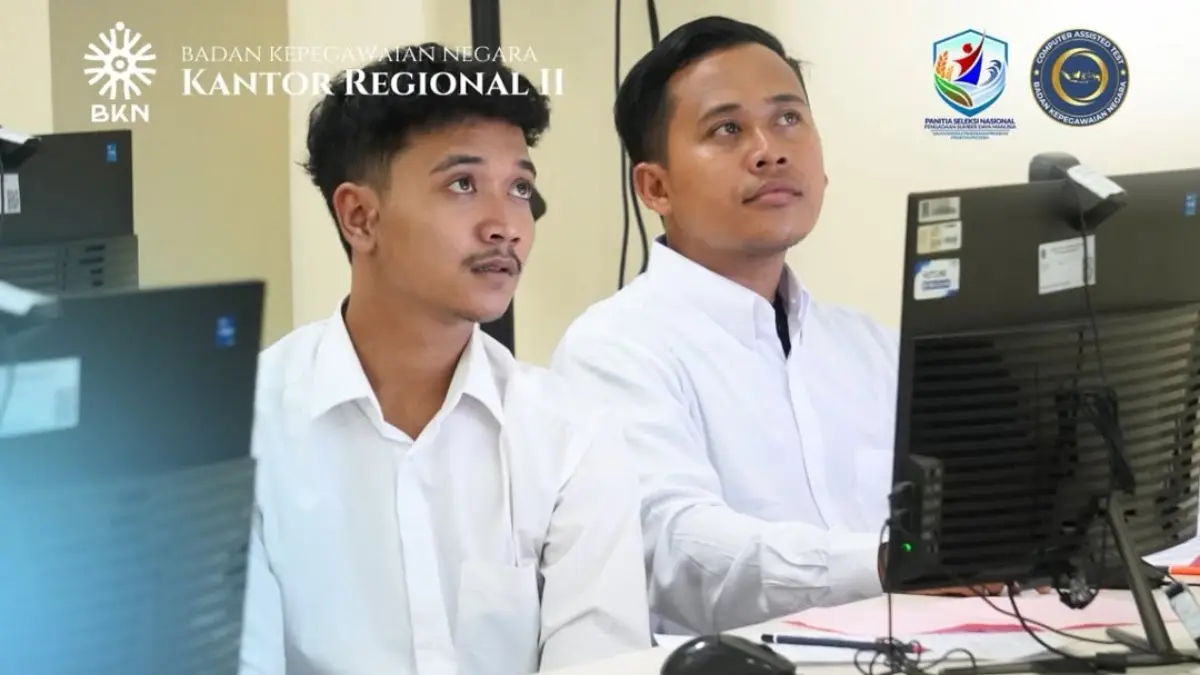 Peserta seleksi kompetensi Manajer Koperasi Desa. (Foto: Instagram @bkn2surabaya)