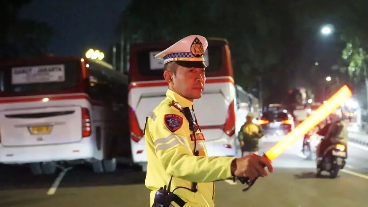 Ilustrasi pengamanan lalu lintas. Kirab budaya bakal menutup Jalan Suryakencana Kota Bogor malam ini. Foto: Korlantas Polri