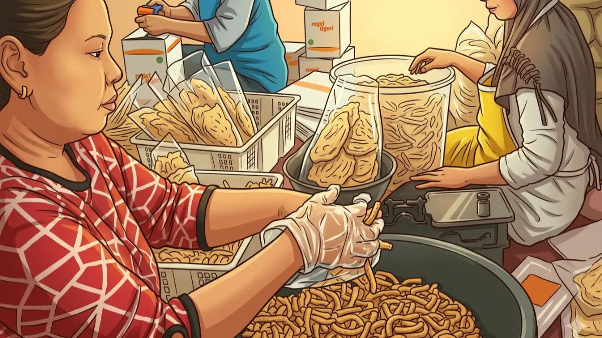 ILUSTRASI: Perempuan menjalankan tugas sebagai ibu rumah tangga sekaligus pelaku UMKM jadi perhatian IPB.