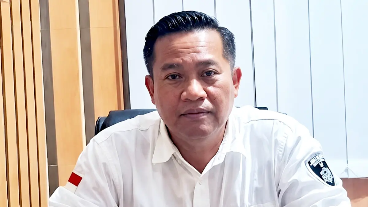 Kanit Reskrim Polsek Taurhalang Ipda Mareben Simarmata saat menyampaikan keterangan. (Fajar/Radar Bogor)