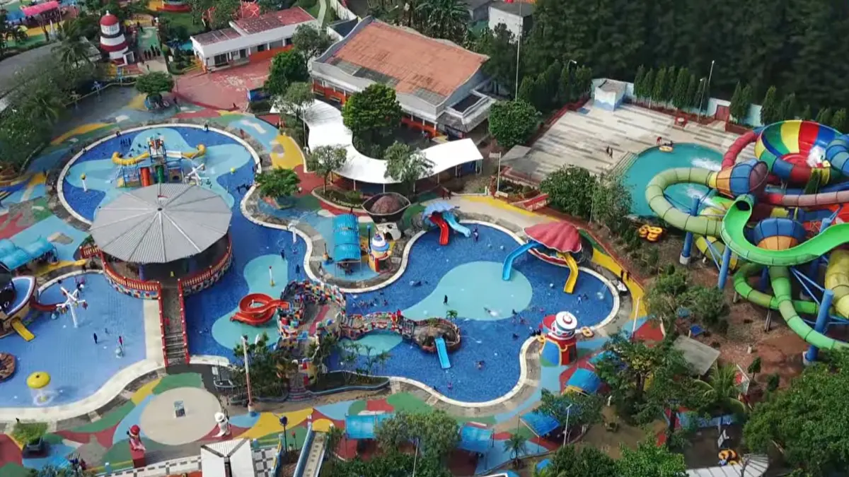 Ocean Park BSD Serpong. (Foto: YouTube Mlaku Mlaku Yuuk)