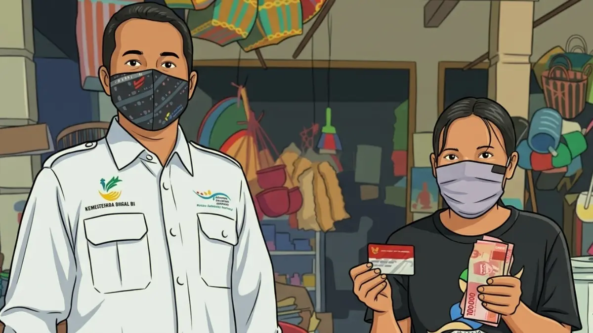 Pencairan Bansos untuk para KPM PKH dan BPNT. (foto: Instagram @pkhkabmadiun)
