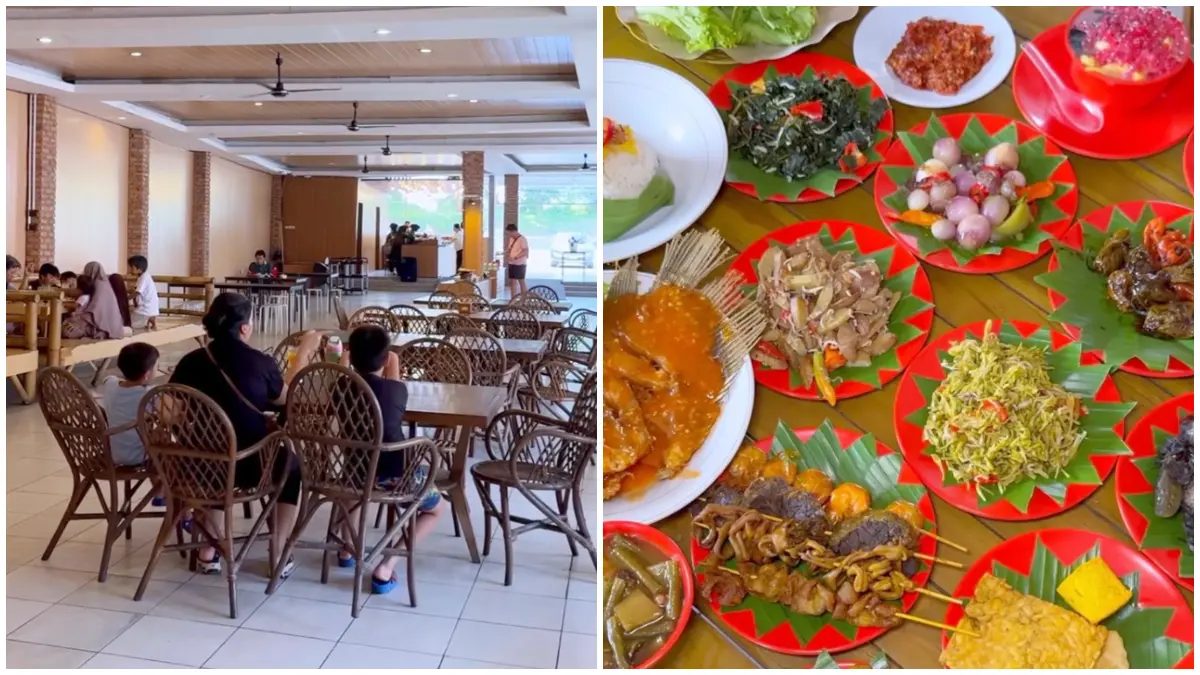 Pilihan menu masakan Sunda di Bumi Pasundan Dramaga, Bogor. (Foto: Instagram @cemalcemilbogor)