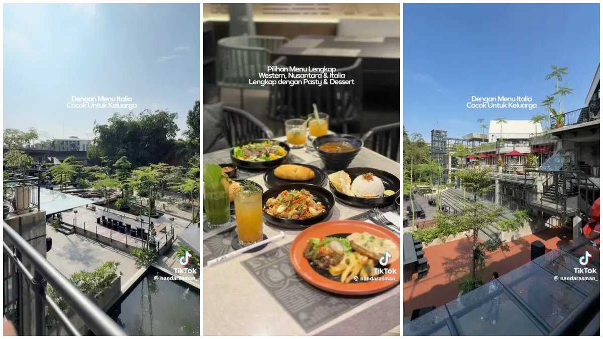 Unggahan suasana di tempat baru Two Stories. (Foto: TikTok @nandarasman)