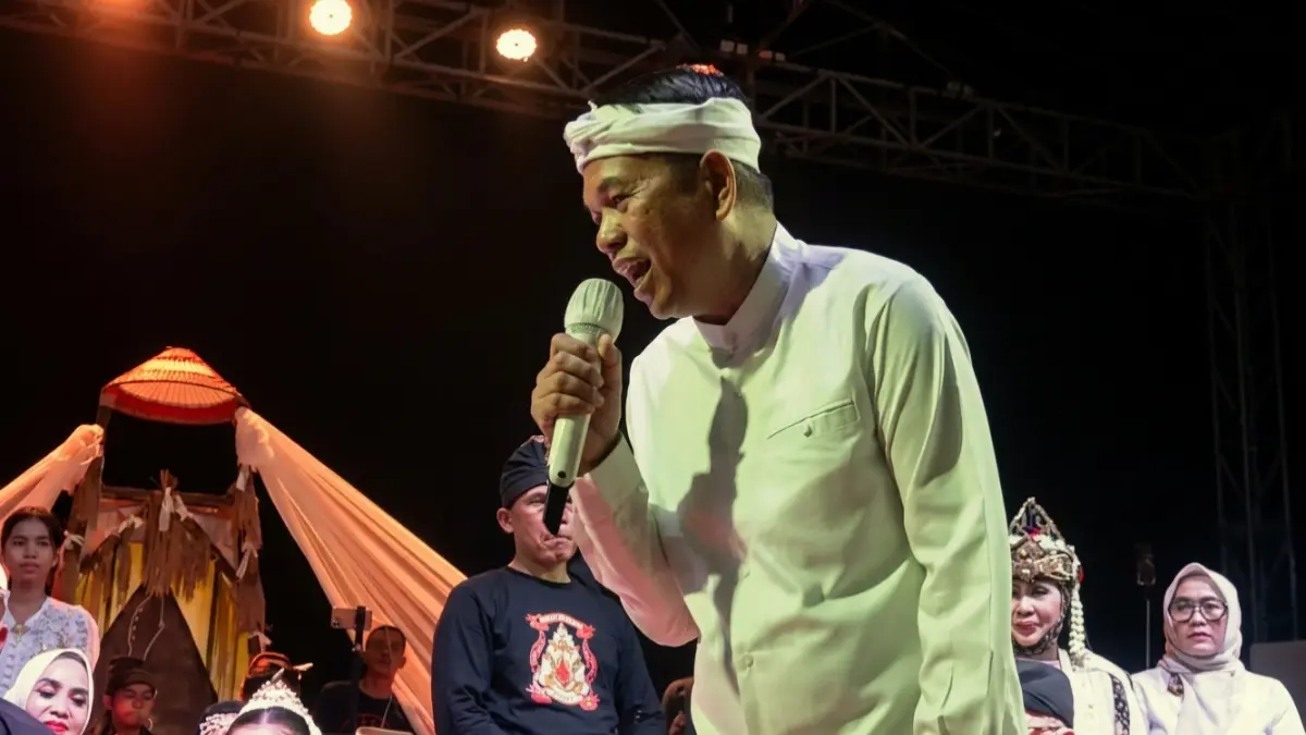Gubernur Jawa Barat, Dedi Mulyadi saat di Kota Bogor.
