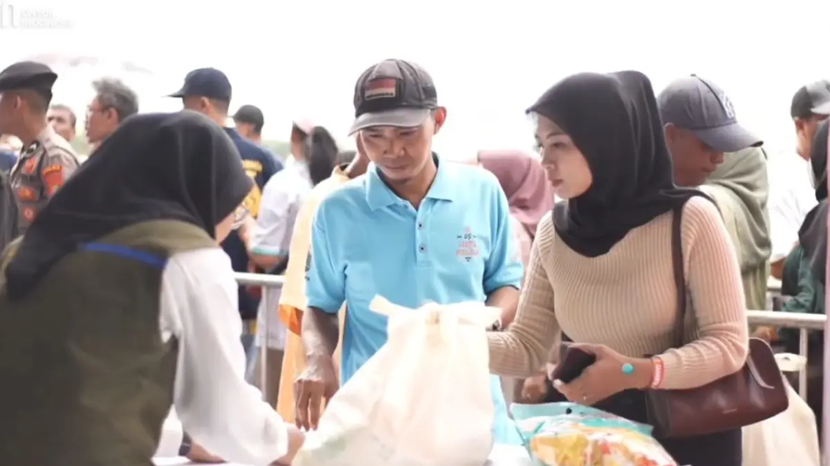 Ilustrasi KPM bansos PKH BPNT tahap 2.&nbsp;Foto: YouTube TV Bulog
