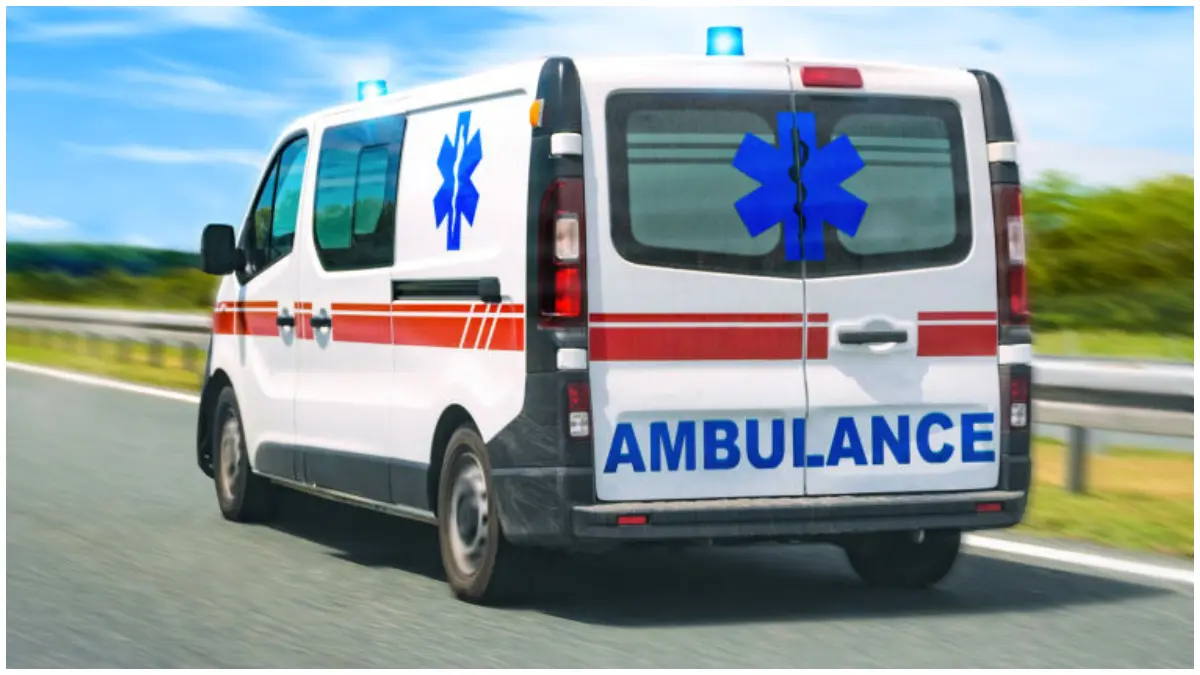 Ilustrasi penghalangan dan pengrusakan mobil ambulans di Kota Depok