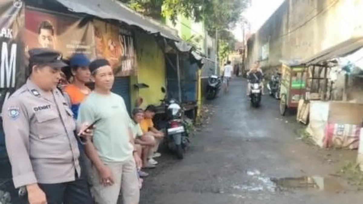 Lokasi penemuan mayat bayi laki-laki di Tanah Sareal Kota Bogor.