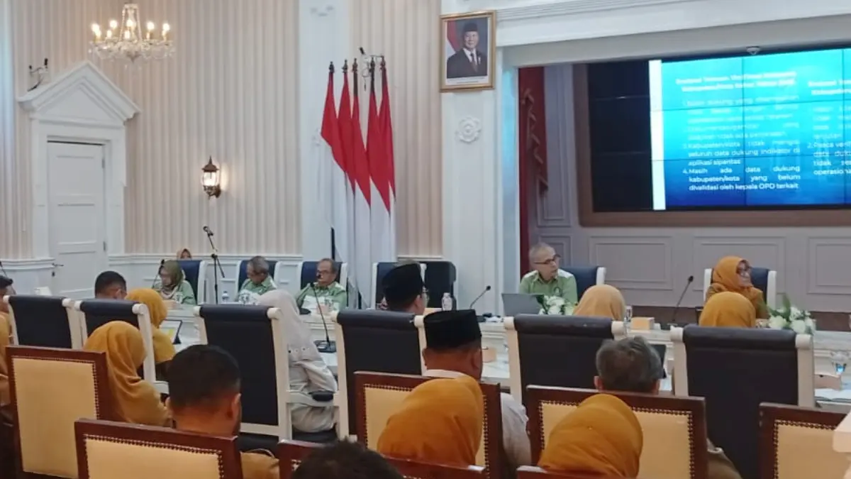 Rapat koordinasi penilaian Kota Sehat di Kota Bogor, Senin, 11 Mei 2026. (Fikri/Radar Bogor)