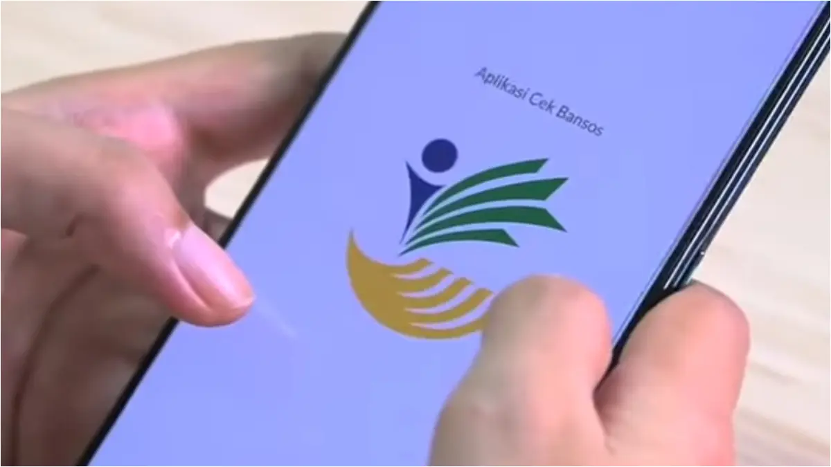 Tampilan awal aplikasi Cek Bansos. (Foto: YouTube Pusdatin Kesos)