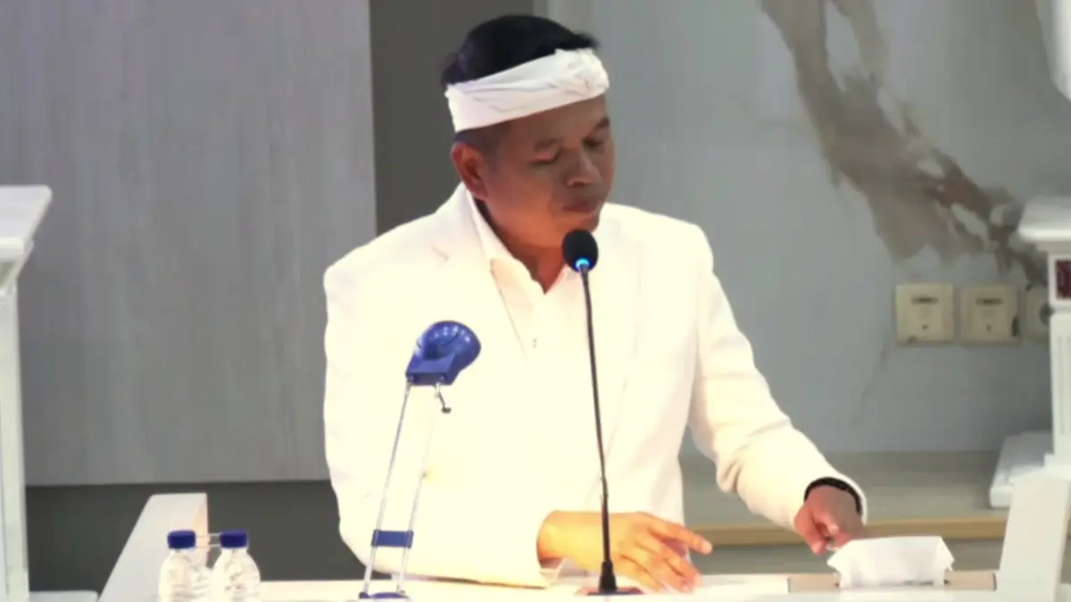 Gubernur Jawa Barat, Dedi Mulyadi beberkan sistem beasiswa. (Foto : DPRD Jawa Barat)