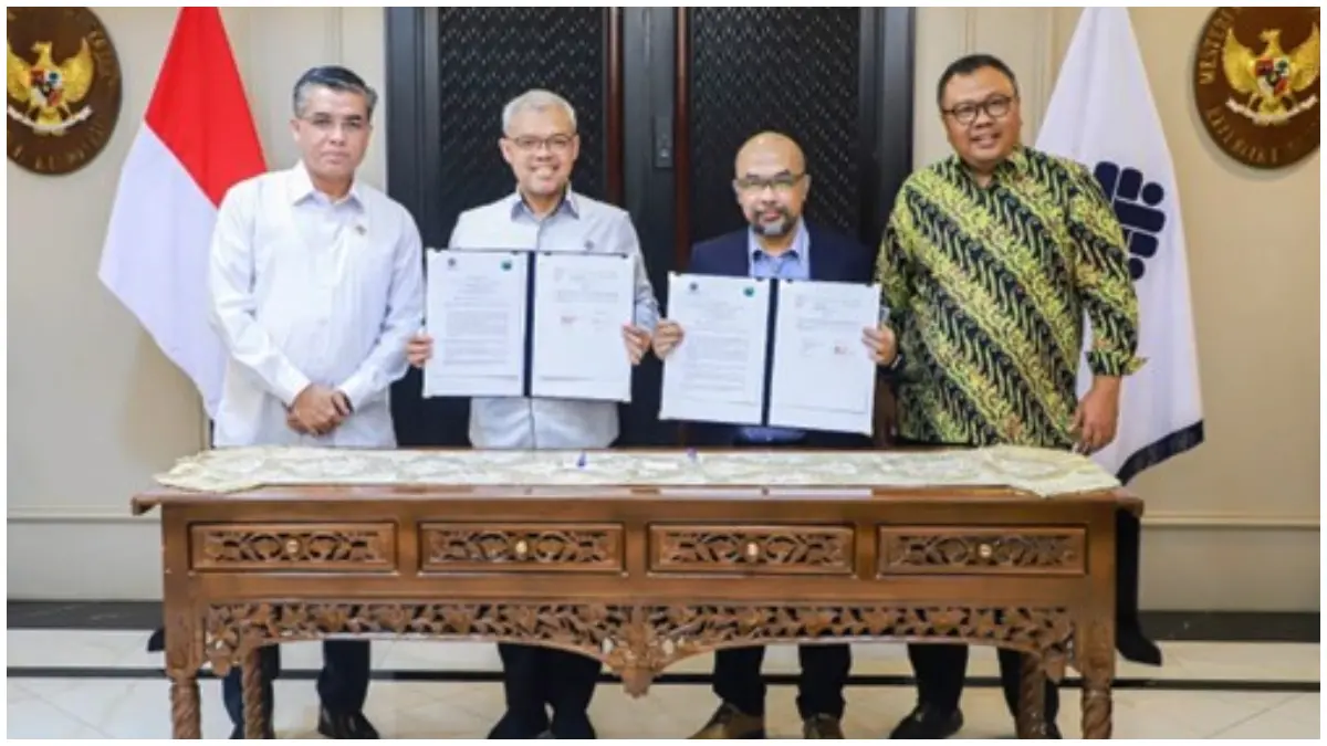 Kemnaker menggandeng IKA FIKOM UNPAD melalui penandatanganan nota kesepahaman di Jakarta, Senin 11 Mei 2026. (Foto : Istimewa)
