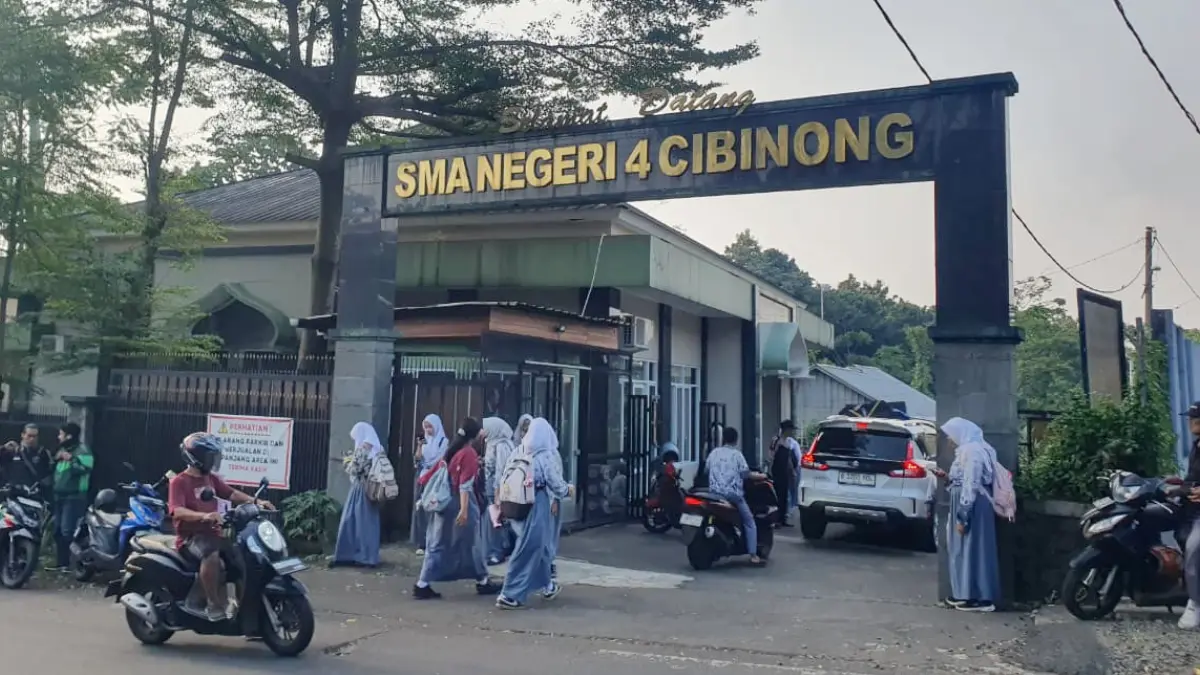 SMAN 4 Cibinong Kabupaten Bogor. (Hendi Novian/Radar Bogor)
