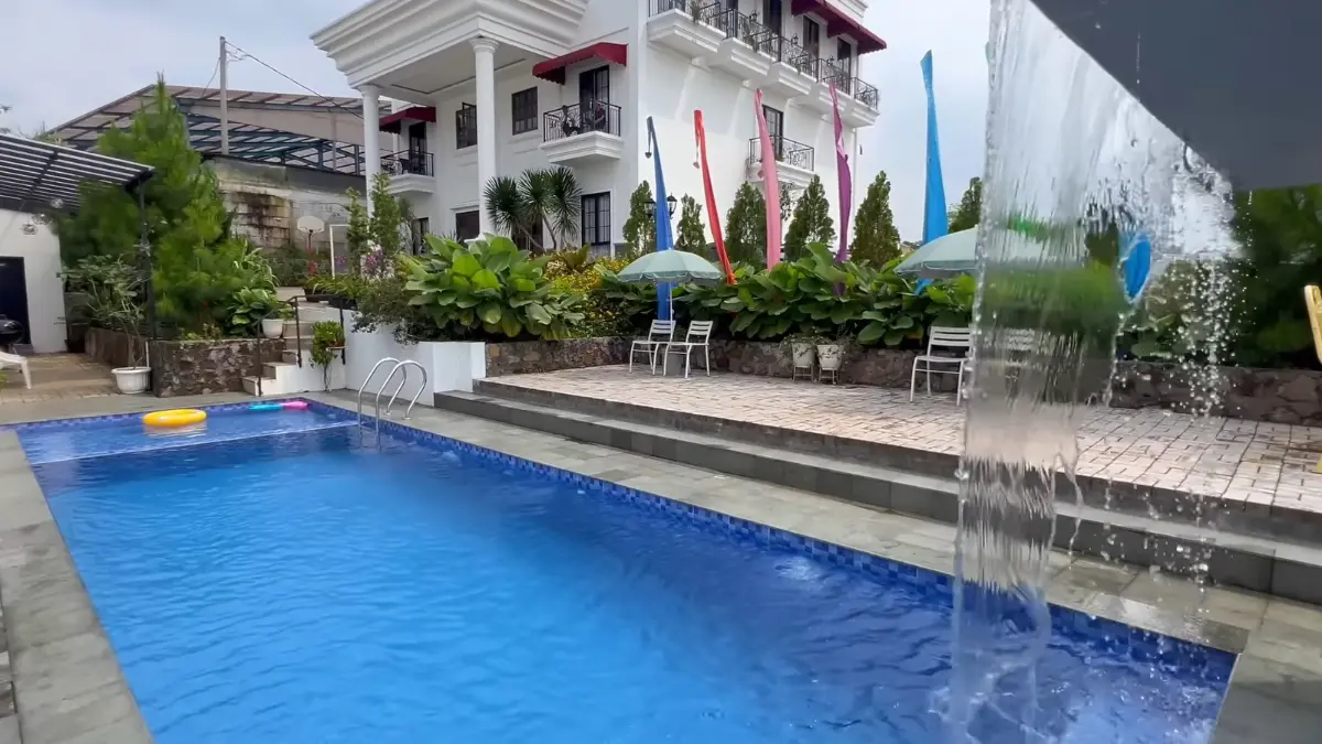 Villa Meciho Terrace Puncak Bogor. (Foto: YouTube/Haviz Amrizal)