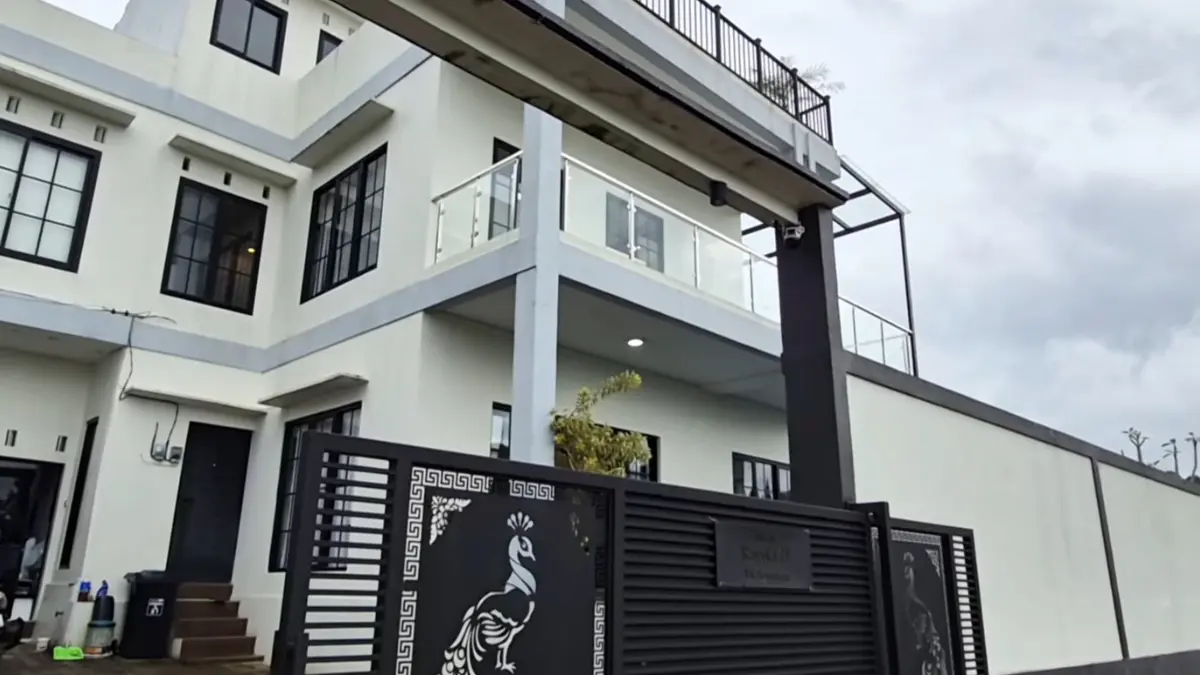 Villa Rayyka77 Cisarua Bogor. (Foto: YouTube/Ayo Going Channel)