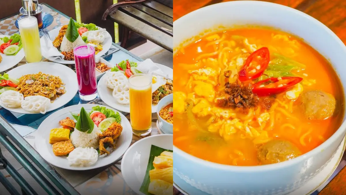 Kuliner di Ngopi Lumbung Padi Puncak Megamendung Bogor. (Foto: Ngopi Lumbung Padi (Ngopi LUDI))