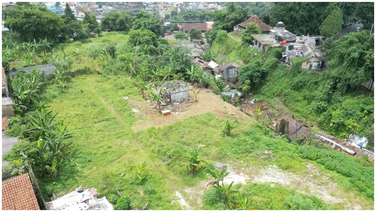 Lokasi trase baru Jalan Saleh Danasasmita, Batutulis, Kota Bogor. (Foot : Dzikry/Radar Bogor)