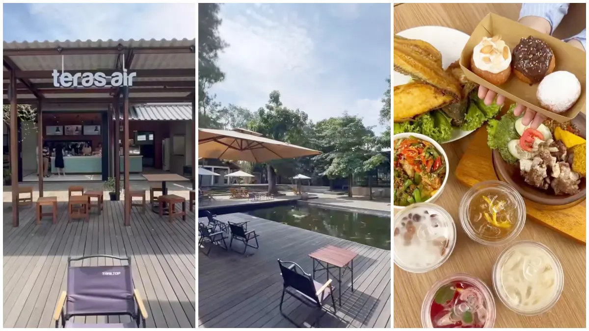 Spot makan syahdu di Teras Air Resto and Cafe Tajur Bogor. (Foto: Instagram @cemalcemilbogor)