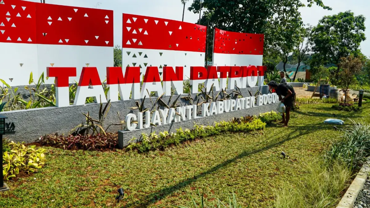 Taman Patriot di Desa Cijayanti, Kecamatan Babakan Madang, Kabupaten Bogor. (Azis/Radar Bogor)