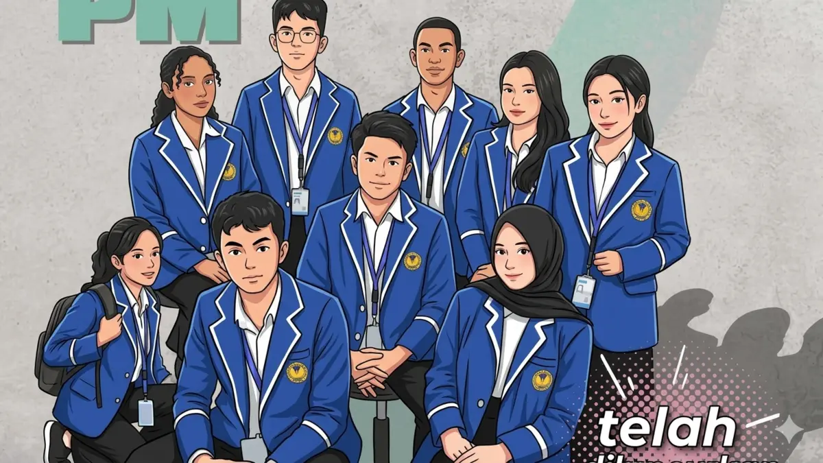 Ilustrasi mahasiswa sekolah kedinasan 2026. (Foto:  Instagram @pknstan/Diolah dengan gemini AI)