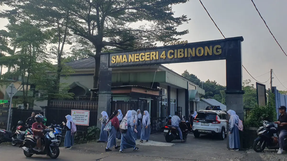 SMAN 4 Cibinong Kabupaten Bogor. Foto: Billy/Radar Bogor.